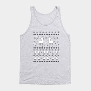 Llama Christmas pattern Tank Top